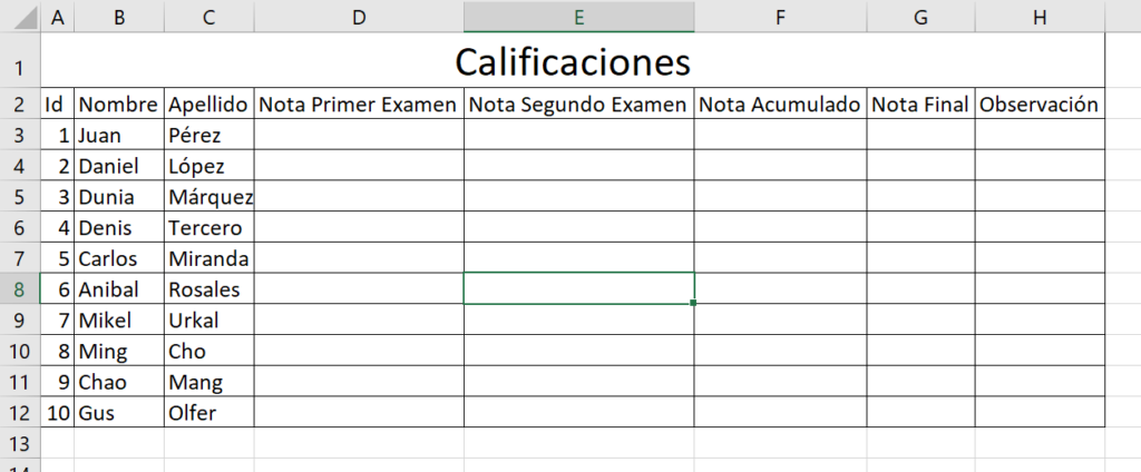 Como Calcular Promedio De Calificaciones En Excel Printable Templates